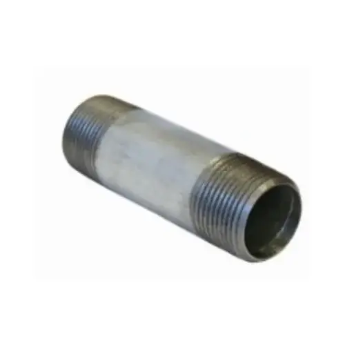 Galvanized Pipe Nipple, Schedule 40, 4 x 6 In.