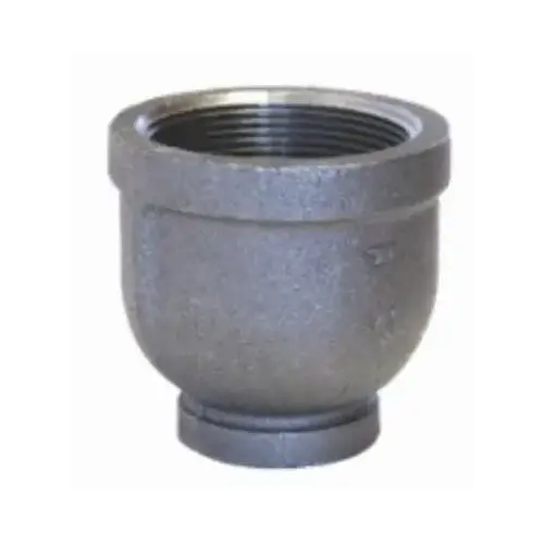 Galvanized Reducing Pipe Coupling, 3 x 2 In.