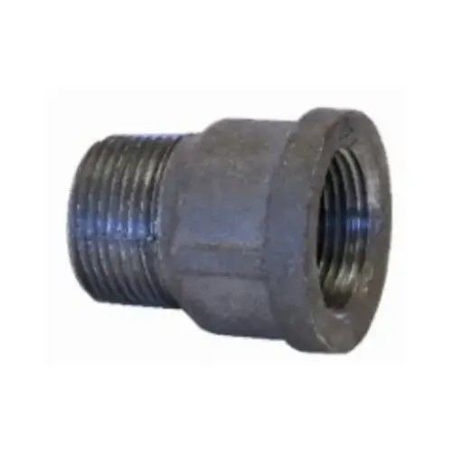 3 x 1-1/2 In. Reducing Pipe Coupling, Black