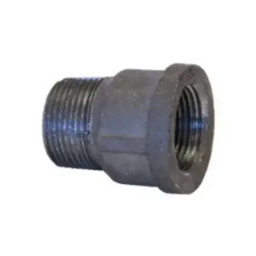 4 x 3 In. Reducing Pipe Coupling, Black