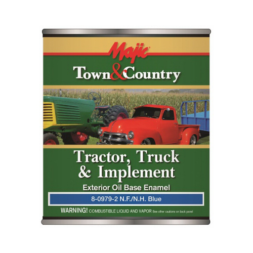 Town & Country Tractor, Truck & Implement Enamel Paint, Oil Base, New Ford/New Holland Blue, Qt.