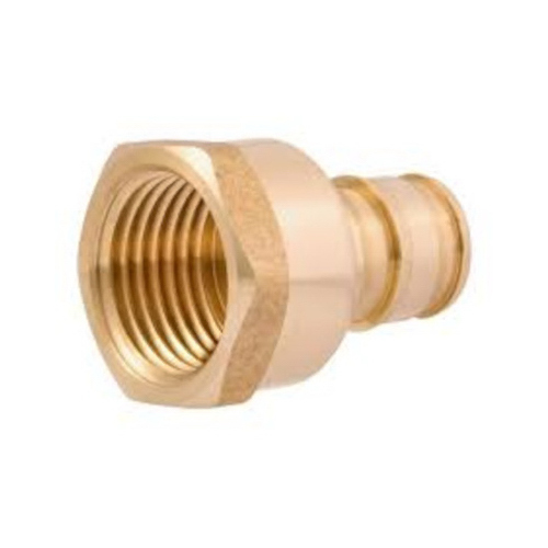 SHARKBITE/CASH ACME UAB072LFA PEXA Brass Expansion Adapter, 1/2 PEXA x 1/2 In. FNPT