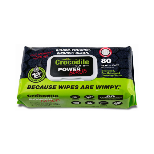 Croc 80CT Power Wipes  pack of 80