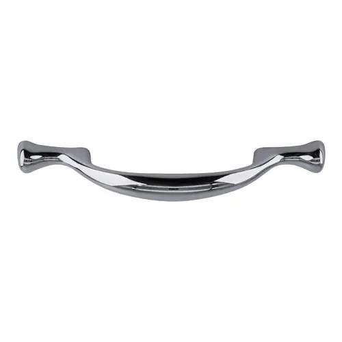 Curved Cabinet Drawer Pull 3" Center To Center  For Kitchen And Cabinet Hardware Polished Chrome - pack of 100