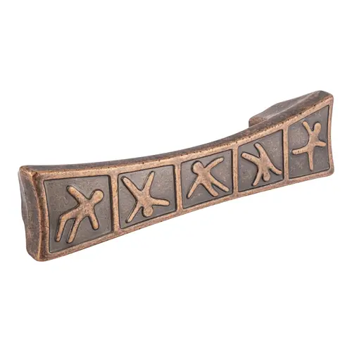 Weathered Copper Motif'Z Collection Arch Cabinet Pull 3" Center To Center  - pack of 10