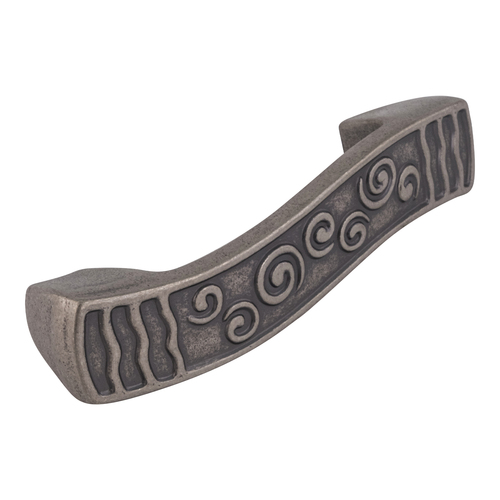 Weathered Nickel Motif'Z Starry Night Arch Cabinet Pull 3" Center To Center  - pack of 2