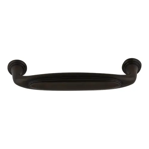 Mulholland Traditional Style Bar Cabinet Pull Handle 3 3/4" Center to Center Antique Rust - pack of 5