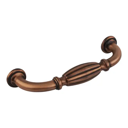 Blythe Traditional Kitchen Cabinet Pull 3 3/4" Center to Center Brushed Copper - pack of 200