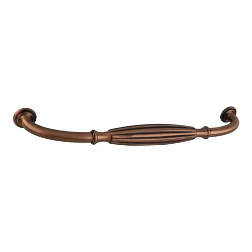 Blythe Traditional Kitchen Cabinet Pull 12" Center to Center Brushed Copper - pack of 10