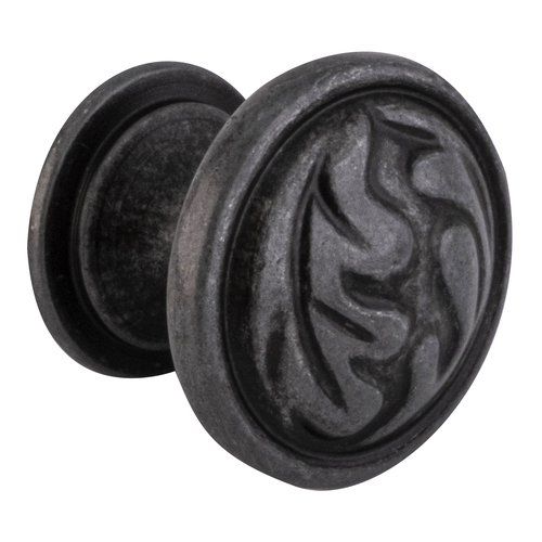 Wrought Iron True Elegance Metal Cabinet Knob 1-1/4" Diameter For Kitchen And Cabinet Hardware - pack of 25