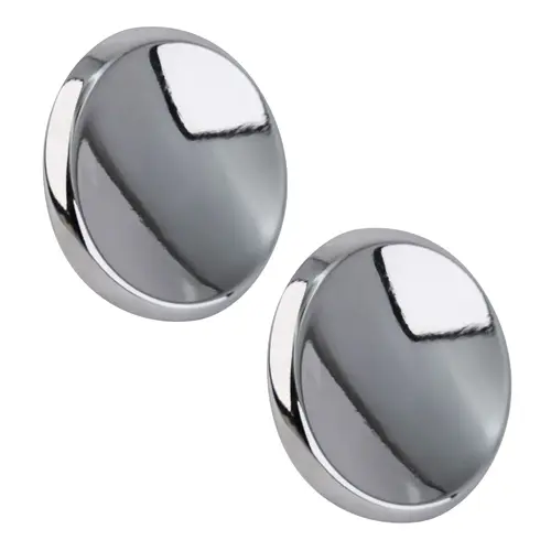 Polished Chrome Round Metal Kitchen Cabinet Knob 1-1/2" Diameter - 2 per pack x32 packs