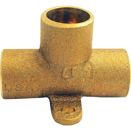 Pipe Tee, 1/2 in, Sweat, Copper