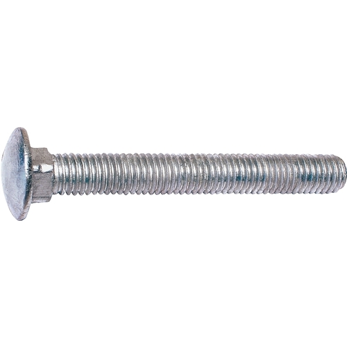 Carriage Bolt, 3/8-16 in Thread, NC Thread, 5 in OAL, 2 Grade - pack of 50