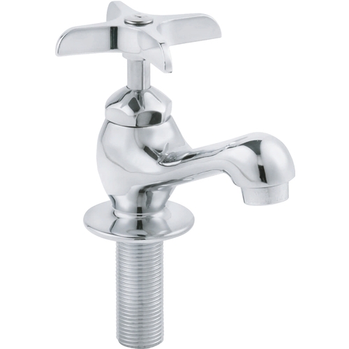 Lavatory Faucet, 1-Faucet Handle, Brass, Chrome Plated