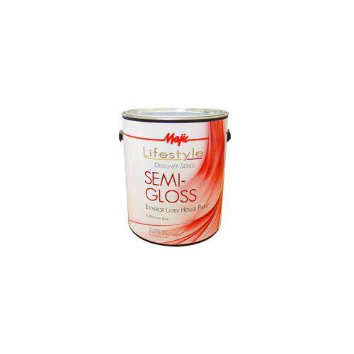 Exterior House Paint, Semi-Gloss, Light Base, 1 gal Can