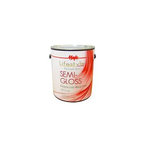 Exterior House Paint, Semi-Gloss, Light Base, 1 gal Can - pack of 4