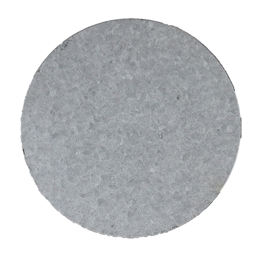 Tin Tab, 2-3/4 in L, Round Head, Metal Brite