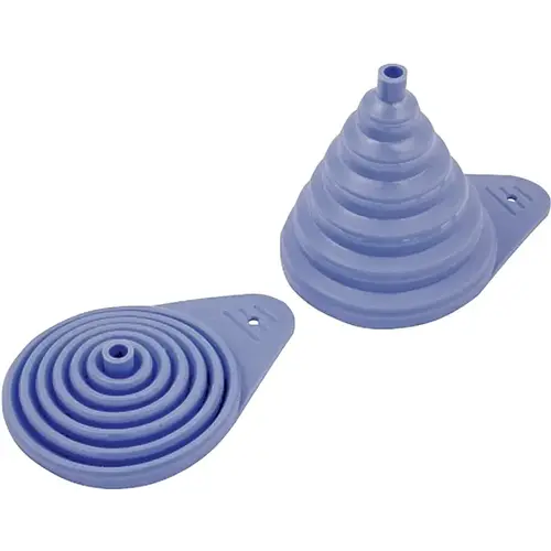 Collapsible Funnel, 5 in Dia, Plastic