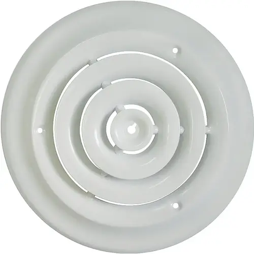 Round Ceiling Diffuser, White