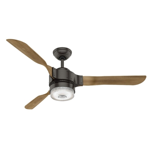 SIMPLEconnect Wi-Fi Series Ceiling Fan with Light Kit, Plastic, Noble Bronze