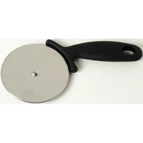 Pizza Cutter, Stainless Steel Blade, Black Handle, Dishwasher Safe: Yes