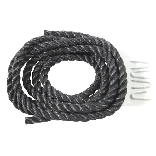 Climbing Rope, Polypropylene, Black