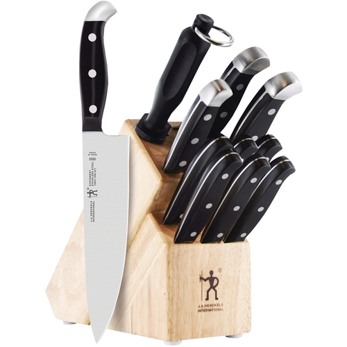 Zwilling J.A Henckels 35309-000 Statement Series Knife Block Set, 12-Piece, Stainless Steel, Black, Satin