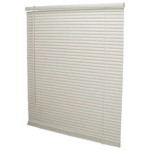 Simple Spaces PVCMB-4AA-XCP4 Blind, 64 in L, 29 in W, Vinyl, Alabaster - pack of 4