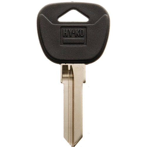 Automotive Key Blank, Brass/Plastic, Nickel, For: BMW Vehicle Locks