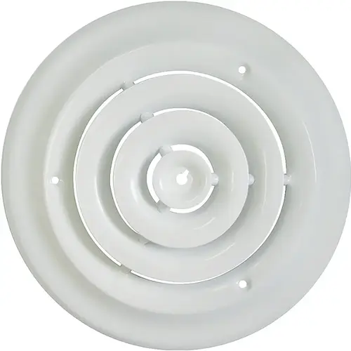Round Ceiling Diffuser, White