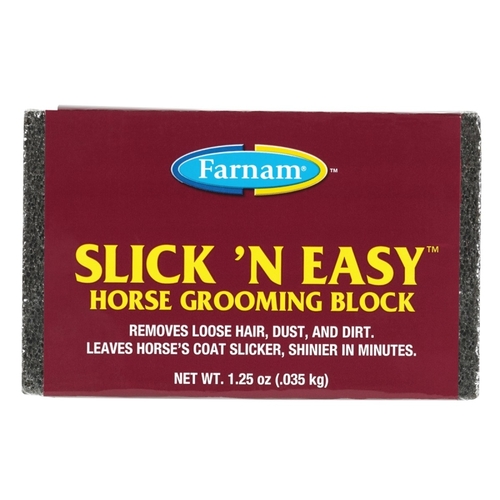 Farnam 39036 Slick 'N Easy Horse Grooming Block, Fiberglass