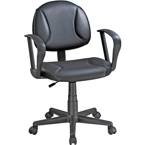 Simple Spaces CYS03-ARM022 Office Chair, 23.2 in W, 21.25 in D, 33.375 to 38.25 in H, Polypropylene Frame
