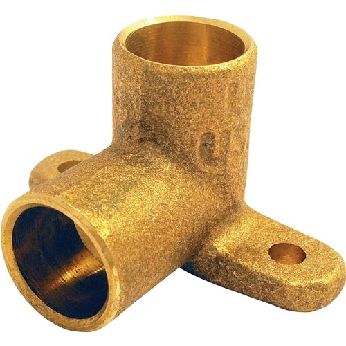 10159244 Drop Ear Tube Elbow, 3/4 in, Sweat, Copper