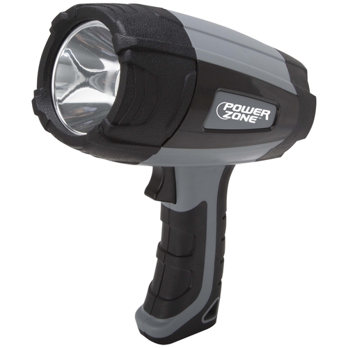 Handheld Spot Light, 1.5 (For Batteries) V, 1-Lamp, 100 Lumens, ABS Fixture, Black & Gray Fixture