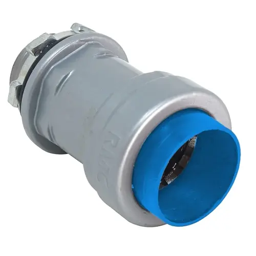 SIMPush Conduit Box Connector, 1/2 in Push-In, Metal - 1.29 in OD