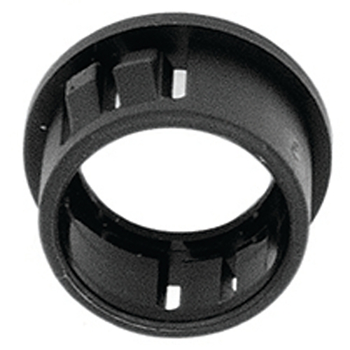 Jandorf 61435 Conduit Bushing, Nylon, Black, 1/2 in Dia Panel Hole, 0.406 in Thick Panel