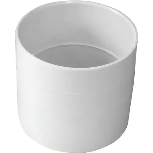 SDR 35 6 In. PVC Sewer and Drain Coupling White
