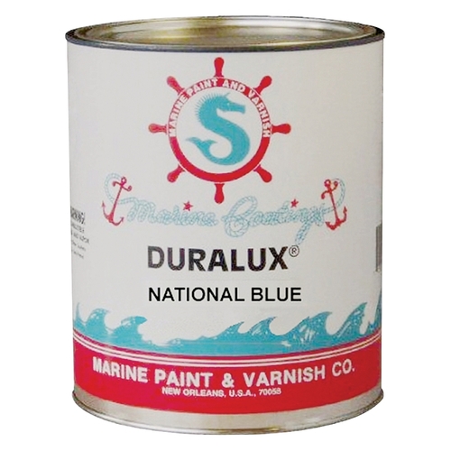 Duralux M748-4 Marine Enamel, National Blue, 1 qt Can