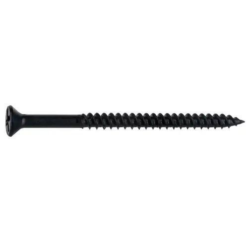 02641 Screw, #8-12 Thread, 2-1/2 in L, Coarse, Twinfast Thread, Flat Head, Phillips Drive, Sharp Point Black Phosphate - pack of 100