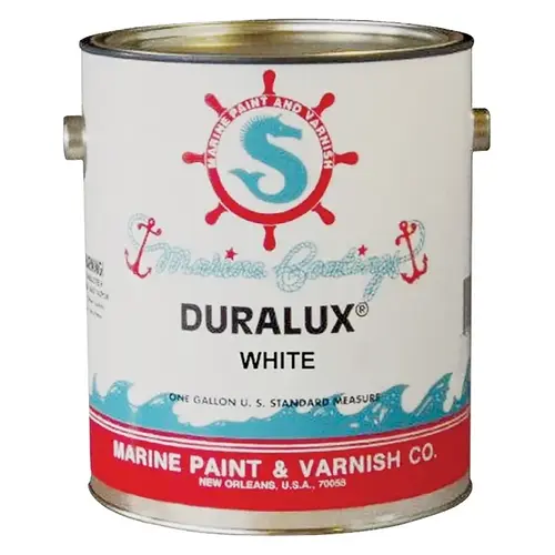 Duralux M720-1 Marine Enamel, Gloss, White, 1 gal Can