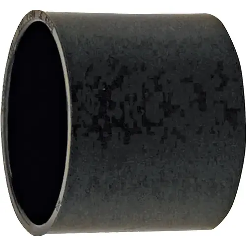 Pipe Coupling, 1-1/2 in, Hub, ABS, Black, 40 Schedule