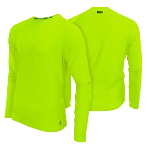 FIELDSHEER MCMT05100521 Mobile Cooling Series Shirt, XL, Polyester/Spandex, Crew Neck Collar, Long, Raglan Sleeve