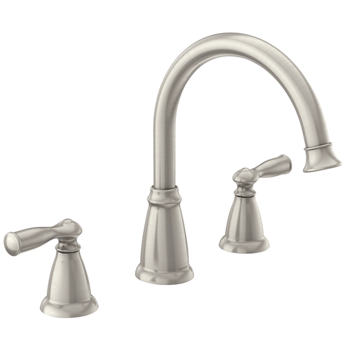 Banbury Series 86924SRS Tub Faucet, 2-Faucet Handle, Metal, Nickel Plated