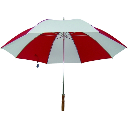 Diamondback TF-06 Golf Umbrella, Nylon Fabric, Red/White Fabric, 29 in