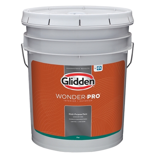 Wonder-Pro GLWP30 Series Paint, Flat, Pastel Base/White, 5 gal