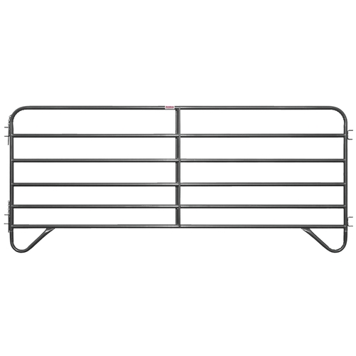 Utility Corral Panel, 60 in H, 20 Gauge, Steel, Gray, Powder-Coated