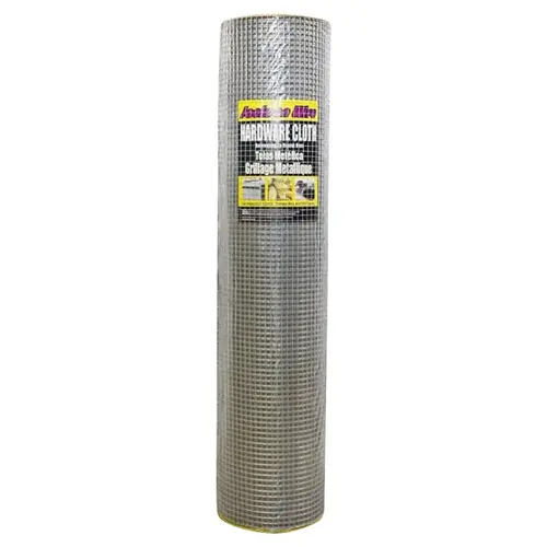 11 03 39 13 Hardware Cloth, 100 ft L, 48 in W, 19 Gauge, 1/2 x 1/2 in Mesh, Galvanized