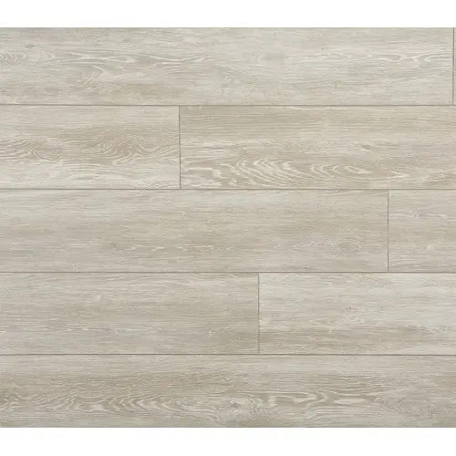 Santa Monica Series Flooring Plank, 48 in L, 7 in W, Beveled Edge, Authentic Wood Pattern, Vinyl Beach House - pack of 10