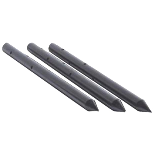 Nail Stake, 3/4 in Dia, 30 in L, Round Point, Steel - pack of 10