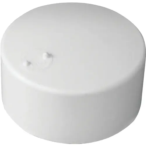 IPEX USA LLC 414263BXC 414263BC Sewer Pipe Cap, 3 in, Hub, PVC, White